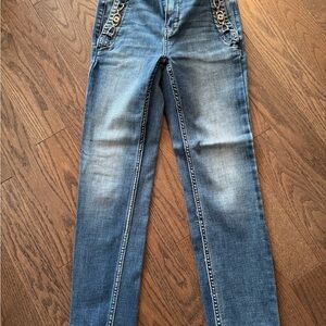 White House Black Market High Rise Slim Ankle Everyday Soft Jeans Size 0